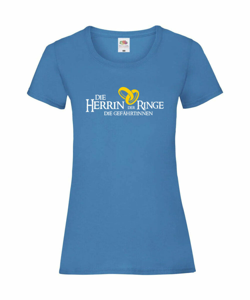 Die Herrin Der Ringe Die Gefährtinnen – Ladies‘ Valueweight T | Perfektes T-Shirt für den Junggesellinnenabschied