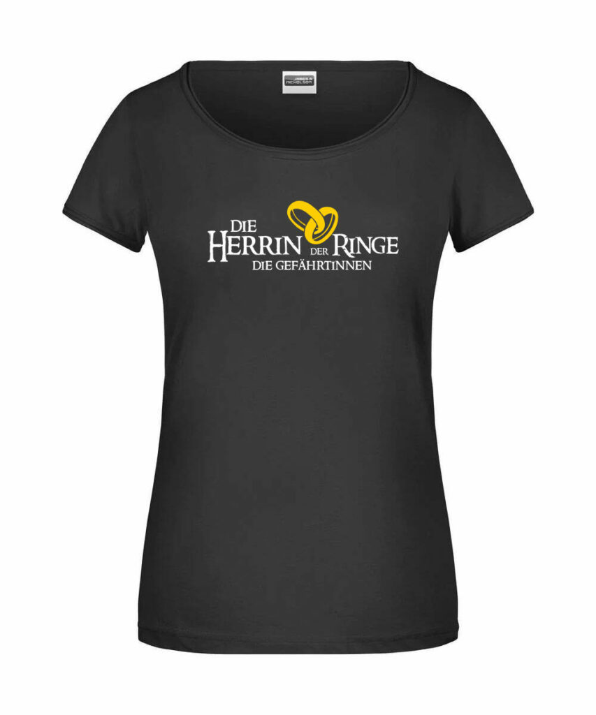 Die Herrin Der Ringe Die Gefährtinnen – Ladies´-T JN8001 | Stylisches JGA-Shirt für Damen
