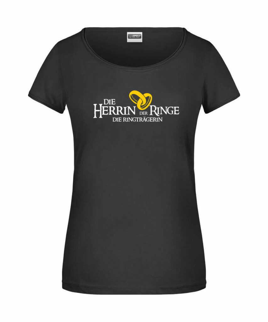 Die Herrin Der Ringe Die Ringträgerin – Ladies'-T JN8001 | Stylisches Damen-T-Shirt für wahre Fans