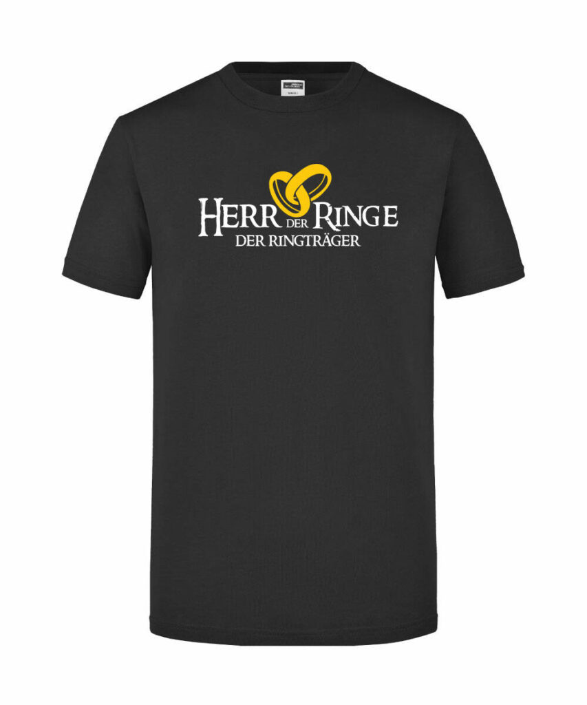 Herr der Ringe Der Ringträger JGA – Slim Fit T-Shirt