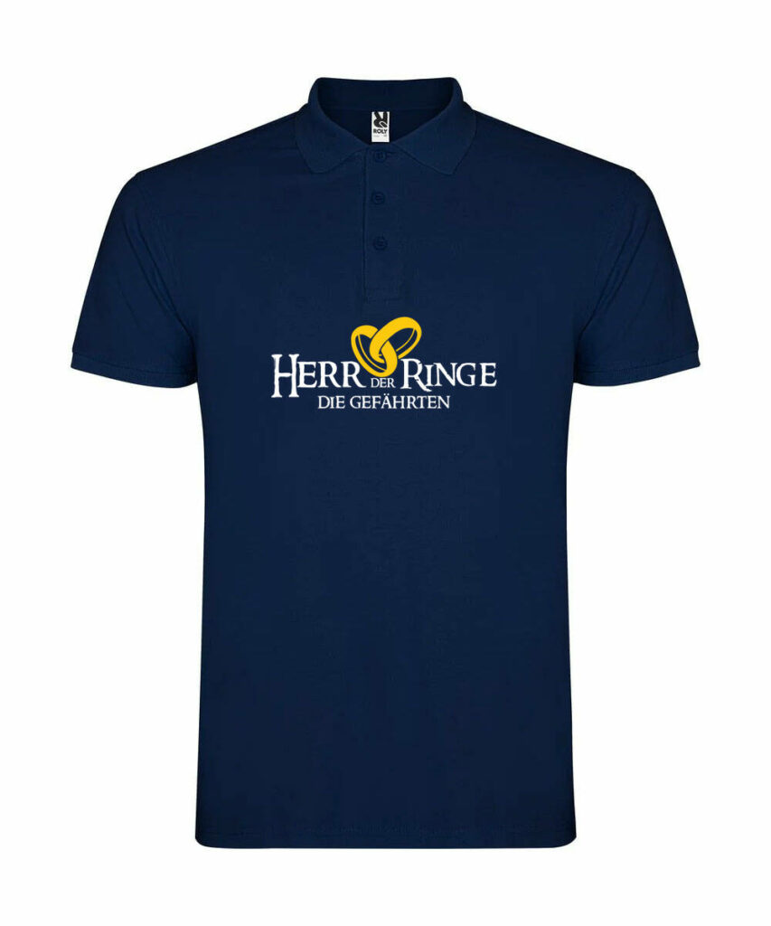 Herr Der Ringe Die Gefährten JGA – Unisex Poloshirt | Elegantes JGA-Shirt für echte Gefährten