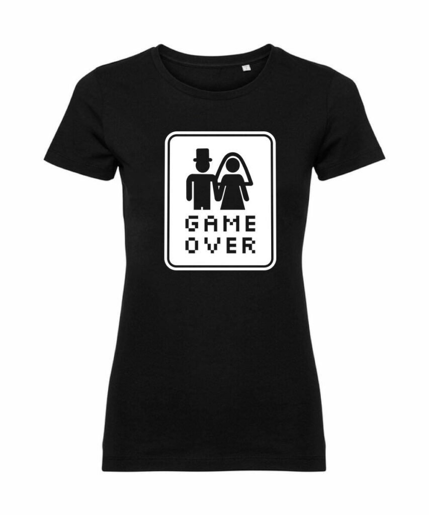 Game Over Pixel Junggesellinnenabschied - Ladies´ Pure Organic T Z108F