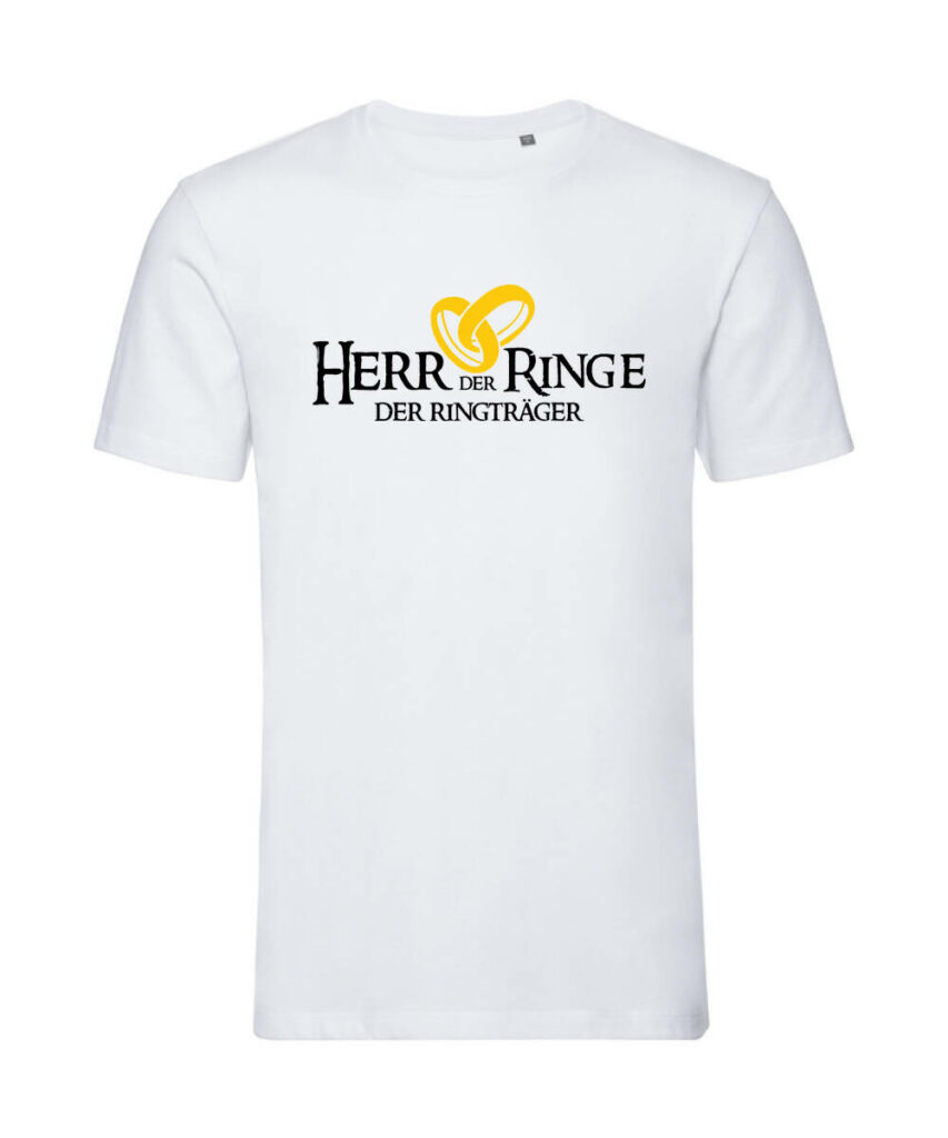 Herr der Ringe Der Ringträger JGA – Organic T-Shirt aus nachhaltiger Bio-Baumwolle