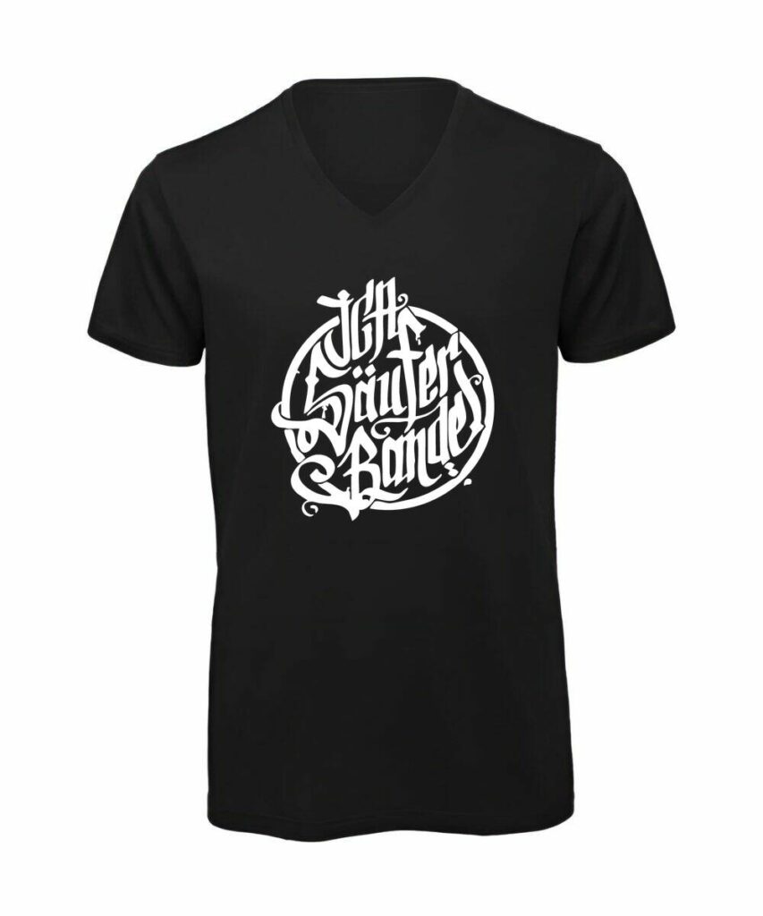 Jga Säufer Bande - T-Shirt mit V-Ausschnitt