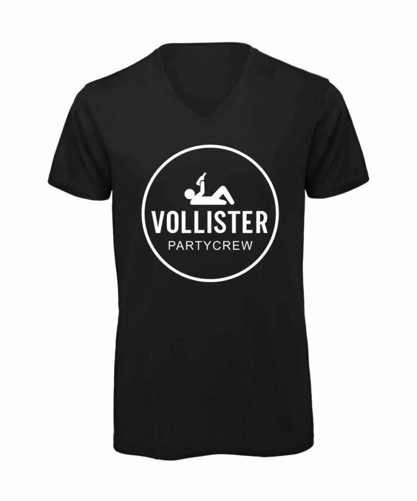 Vollister Partycrew - T-Shirt mit V-Ausschnitt